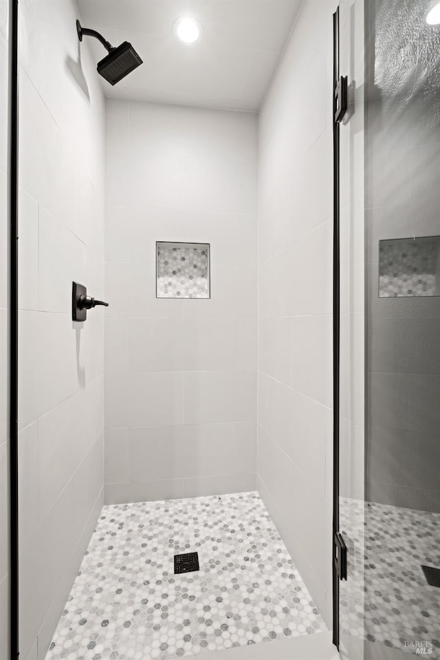 bathroom with an enclosed shower