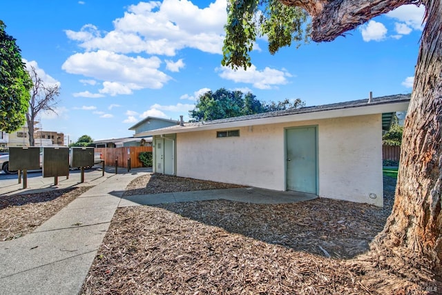 view of rear view of property