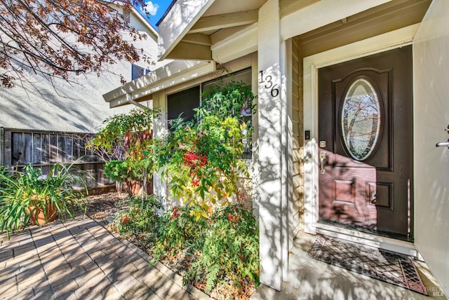 view of property entrance