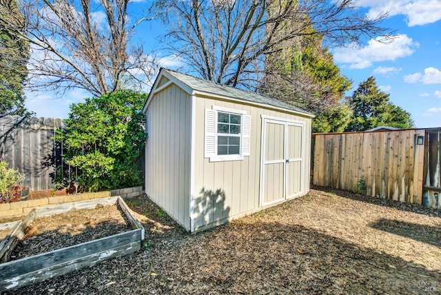 view of outbuilding