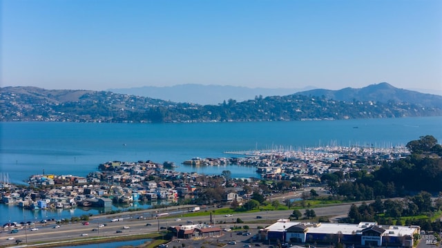 water view featuring a mountain view