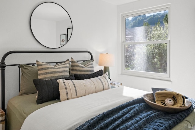 bedroom featuring multiple windows