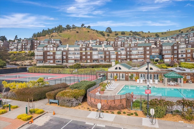 1300 Quarry Ct Unit 213, Richmond, CA 94801 - pool featuring a patio area and fence