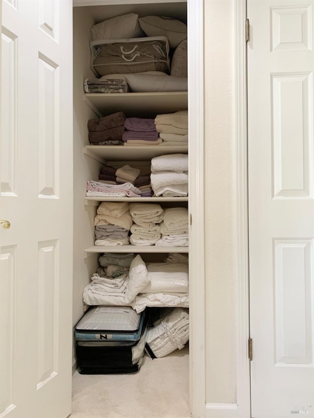 view of closet