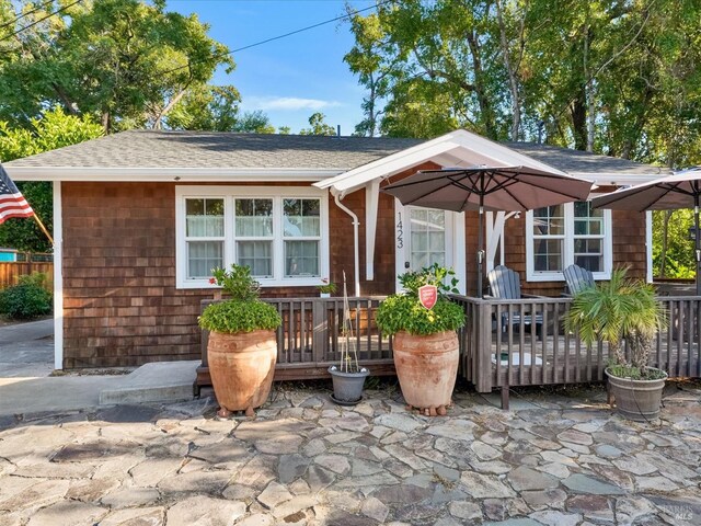 exterior space featuring a patio