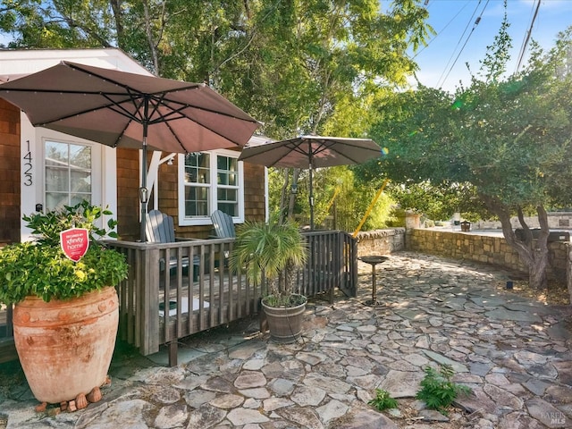 view of patio