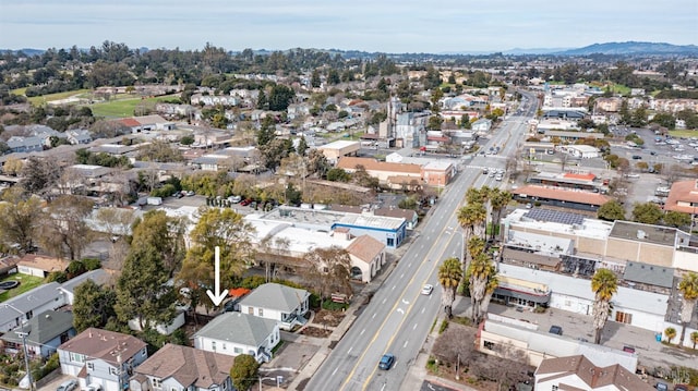 aerial view featuring a residential view