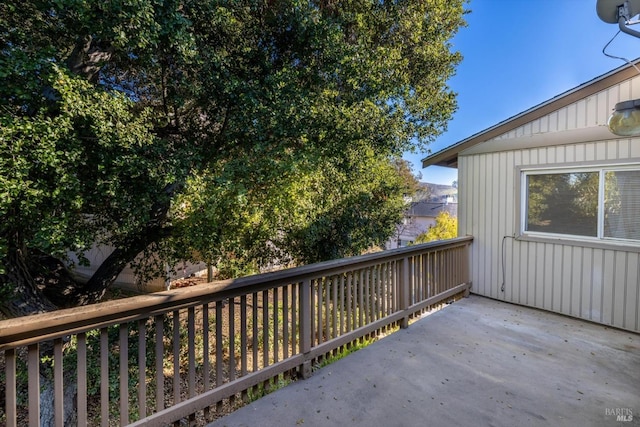 exterior space featuring a wooden deck