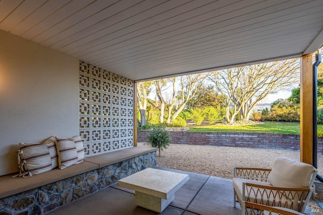 view of patio