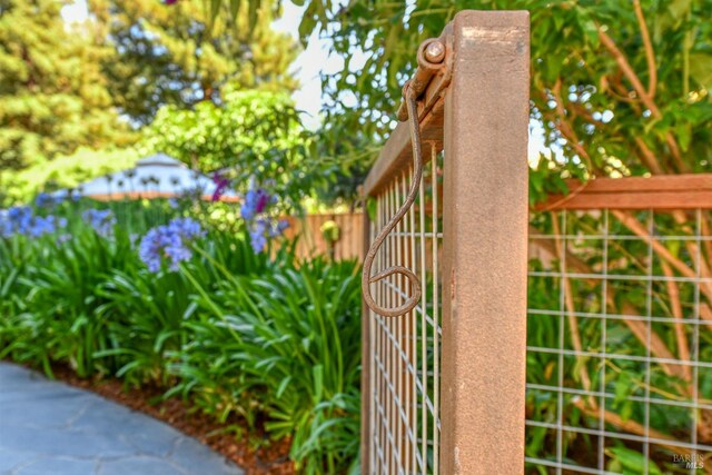 exterior space with fence