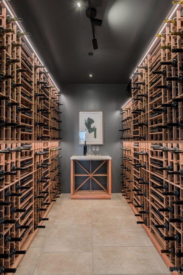 1212 Oak Knoll Ave, Napa, CA 94558 - wine room with recessed lighting