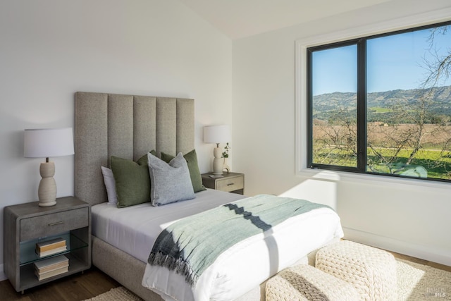 1212 Oak Knoll Ave, Napa, CA 94558 - bedroom featuring multiple windows, dark wood-style floors, and baseboards