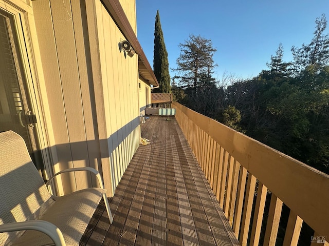 view of deck