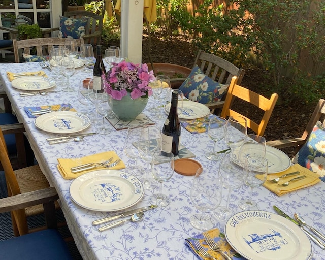 view of dining space