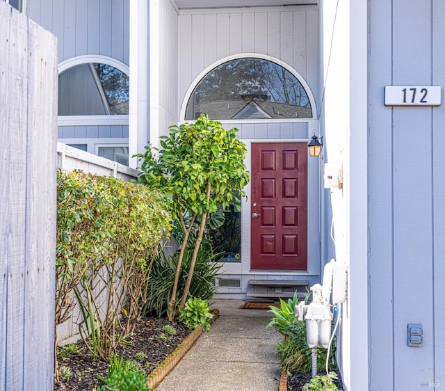 view of property entrance