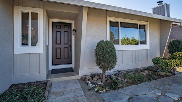 view of entrance to property