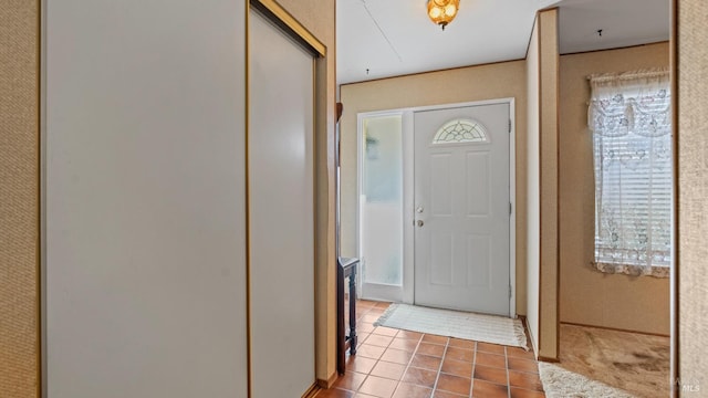 interior space featuring tile patterned floors