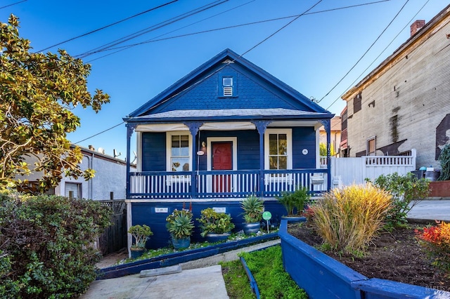 bungalow-style house with a porch