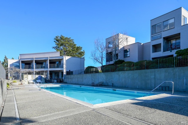 view of pool