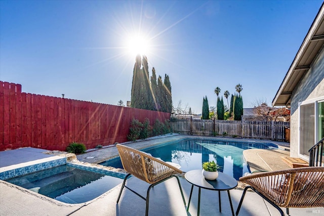 1779 Monarch Dr, Napa, CA 94558 - view of pool with an in ground hot tub