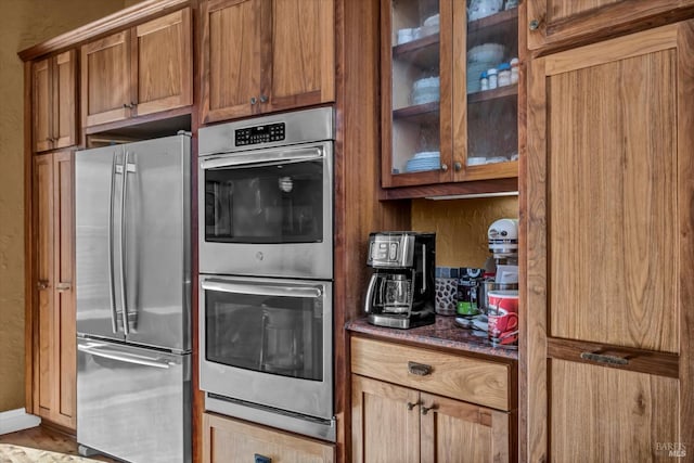 kitchen with stainless steel appliances