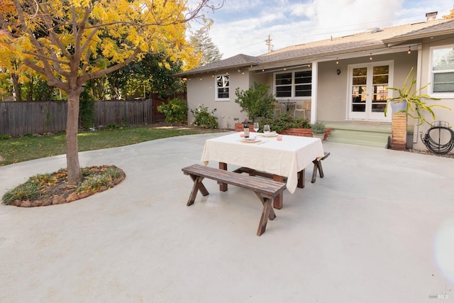 view of patio