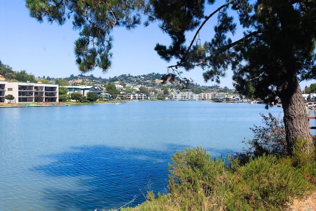 view of water feature