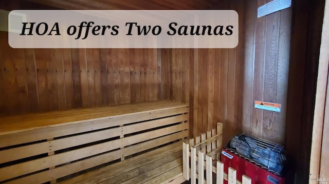 view of sauna / steam room