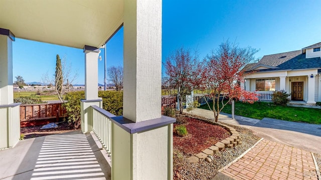 view of patio / terrace featuring a porch