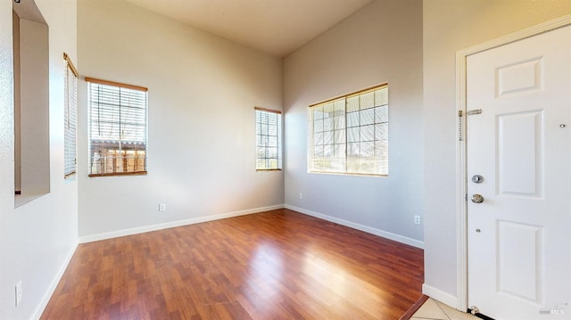 entryway featuring hardwood / wood-style floors