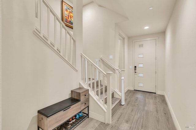 bedroom featuring wood-type flooring