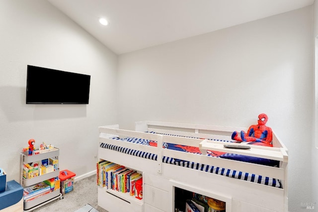 playroom with light colored carpet