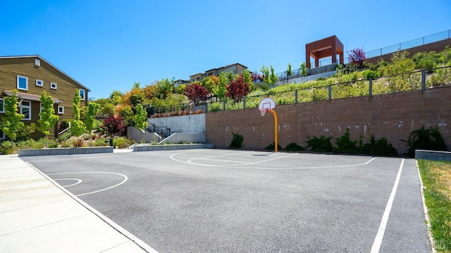 view of sport court