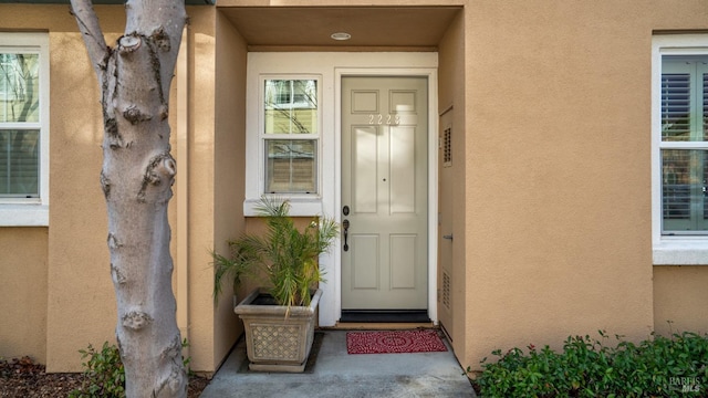 view of property entrance