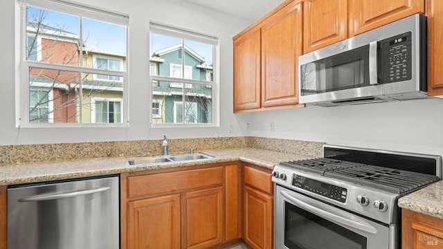 kitchen featuring sink and stainless steel appliances