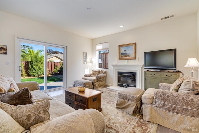 view of living room