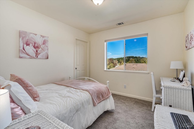 bedroom with carpet flooring