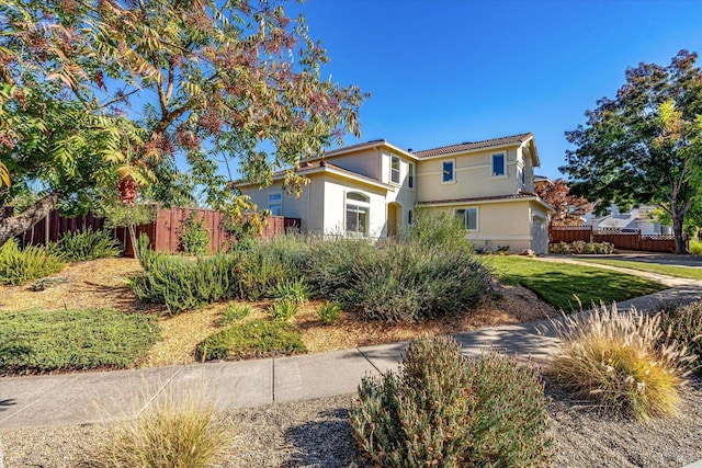 view of front of property