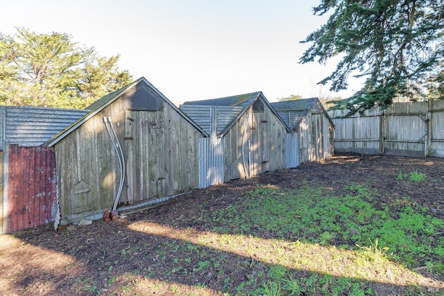 view of outbuilding