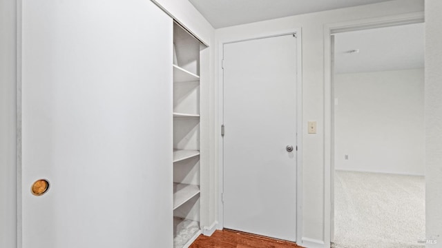 view of closet