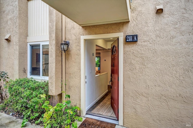 view of entrance to property