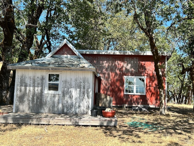 view of back of property