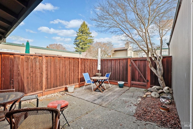 view of patio / terrace