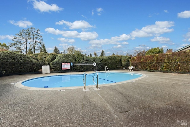 view of pool