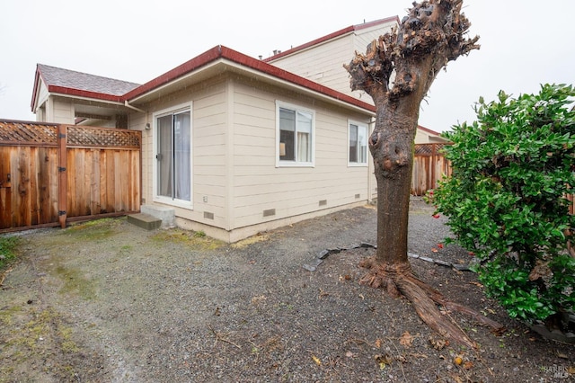 view of rear view of property