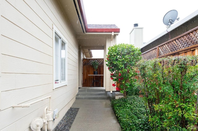 view of entrance to property