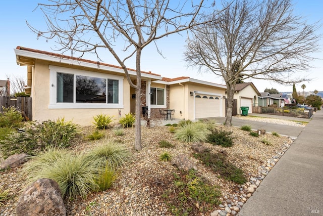 ranch-style house with a garage