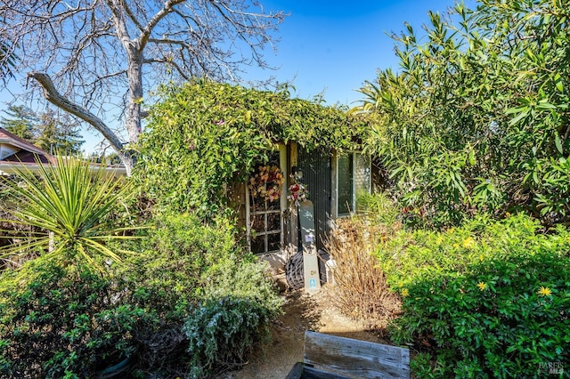 view of outbuilding