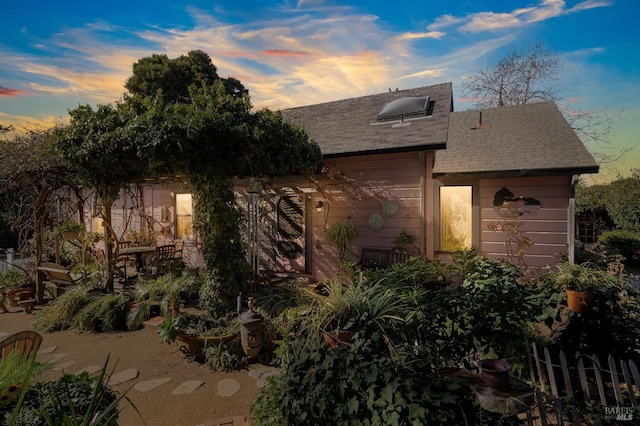 view of ranch-style home