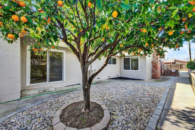 view of rear view of property